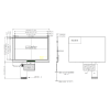 5.0inch Transflecitve TFT LCD module Sunlight readable